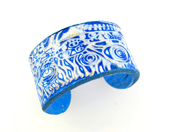 polymer clay bangle